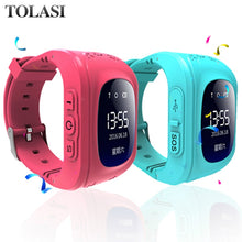 Load image into Gallery viewer, NEW Hot Anti Lost Q50 OLED Child GPS Tracker SOS Smart Monitoring Positioning Phone Kids GPS Baby Watch Compatible IOS & Android