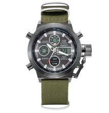 Load image into Gallery viewer, AMST Military Watches Dive 50M Nylon&Leather Strap LED Watches Men Top Brand Luxury Quartz Watch reloj hombre Relogio Masculino