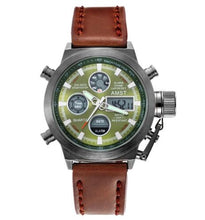 Load image into Gallery viewer, AMST Military Watches Dive 50M Nylon&Leather Strap LED Watches Men Top Brand Luxury Quartz Watch reloj hombre Relogio Masculino