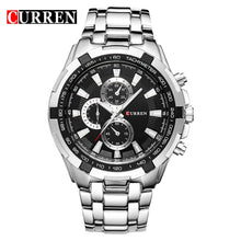 Load image into Gallery viewer, CURREN Watches Men Top Brand Luxury Fashion&Casual Quartz Male Wristwatches Classic Analog Sports Steel Band Clock Relojes