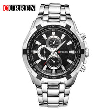 Load image into Gallery viewer, CURREN Watches Men Top Brand Luxury Fashion&Casual Quartz Male Wristwatches Classic Analog Sports Steel Band Clock Relojes