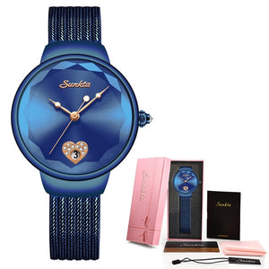 LIGE Brand Women Watch Automatic Mechanical Watch Tourbillon Sport Clock Leather Casual Waterproof Wristwatch Relojes Mujer+Box