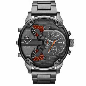 Top Brand Luxury Big Dial Men Watch Military Quartz Watch Casual Sports Business Metal Wristwatch Male Clock Relogio Masculino