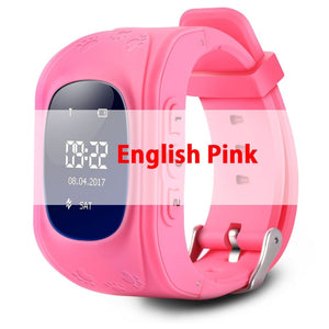 Q50 GPS smart Kids children's watch SOS call location finder child locator tracker anti-lost monitor baby watch IOS & Android