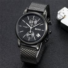 Load image into Gallery viewer, BOSS watch luxury fashtion mens watches 40mm quartz stopwatch All function Relogio all pointers work deisgner waterproof man