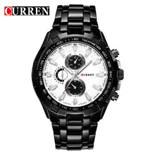 Load image into Gallery viewer, CURREN Watches Men Top Brand Luxury Fashion&amp;Casual Quartz Male Wristwatches Classic Analog Sports Steel Band Clock Relojes