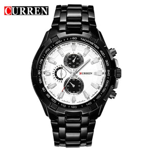 CURREN Watches Men Top Brand Luxury Fashion&Casual Quartz Male Wristwatches Classic Analog Sports Steel Band Clock Relojes