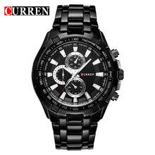 Load image into Gallery viewer, CURREN Watches Men Top Brand Luxury Fashion&amp;Casual Quartz Male Wristwatches Classic Analog Sports Steel Band Clock Relojes