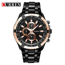 Load image into Gallery viewer, CURREN Watches Men Top Brand Luxury Fashion&amp;Casual Quartz Male Wristwatches Classic Analog Sports Steel Band Clock Relojes