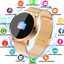 Load image into Gallery viewer, Q8 Fitness Tracker Women Smart Watch Men Smartwatch IP67 Waterproof Bracelet Heart Rate Monitor Sport Wristband For Android IOS