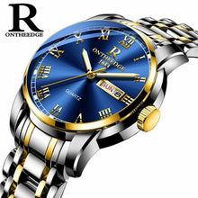 Load image into Gallery viewer, Watch Men Women Business Waterproof Clock Auto Date Silver Steel Mens Watches Fashion Casual Ladies Quartz Wristwatch NEW